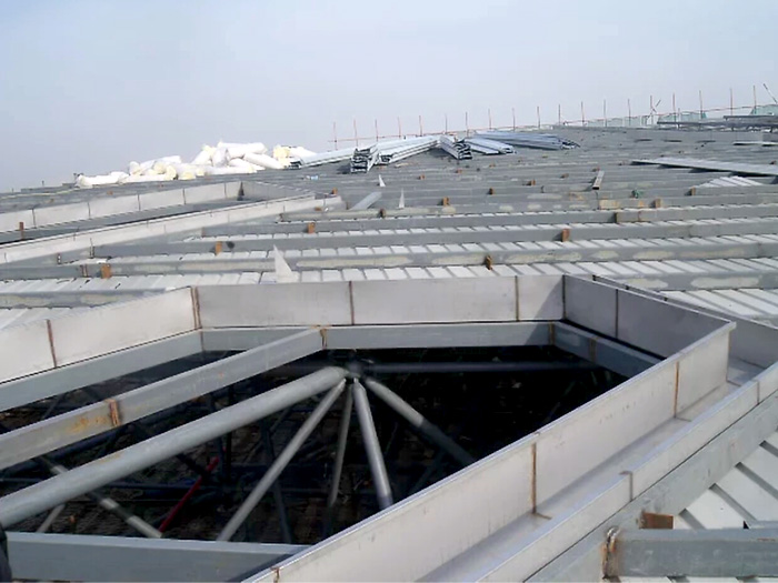 崇州安吉县体育馆网架